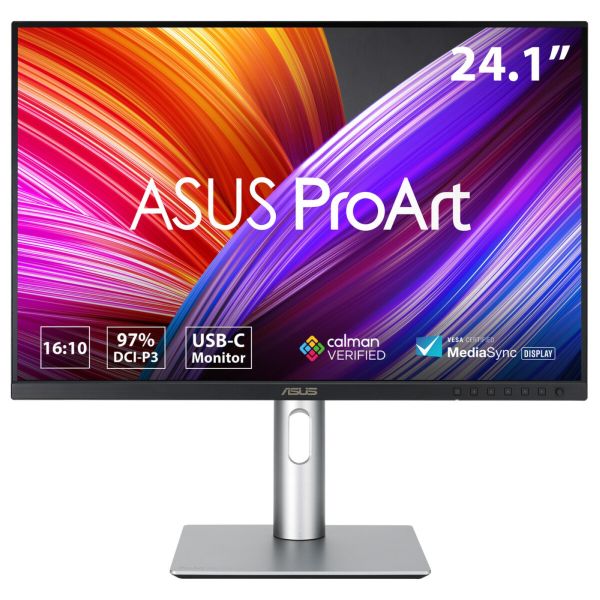 ASUS ProArt PA248CRV computer monitor 61,2 cm (24.1") 1920 x 1200 Pixels WUXGA LCD Zwart, Zilver (PA248CRV)