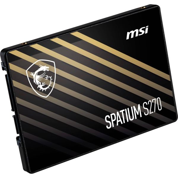 MSI Spatium S270 SATA 2.5 480GB 2.5" SATA III 3D NAND (S78-440E350-P83)  MSI Spatium S270 SATA 2.5 480GB 2.5" SATA III 3D NAND (S78-440E350-P83)