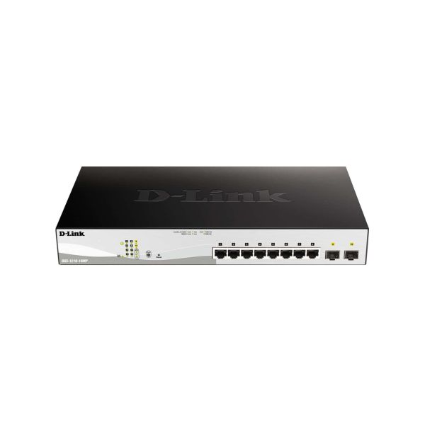 D-Link DGS-1210-10MP netwerk-switch Managed L2/L3 Gigabit Ethernet (10/100/1000) Power over Ethernet (PoE) Zwart (DGS-1210-10MP)