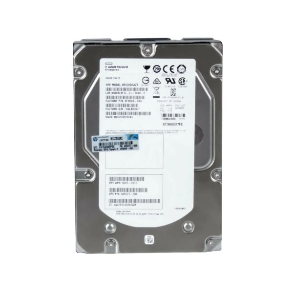 HP 600GB 15k RPM SAS Hard Drive Refurbished (495277-006-RFB)