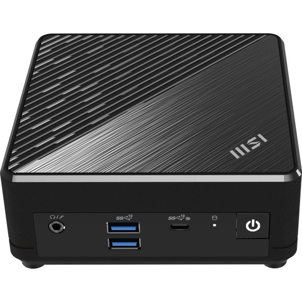 MSI CUBI N ADL S-225BEU PC/workstation barebone 0,69L maat pc Zwart N100 (CUBI N ADL S-225BEU)