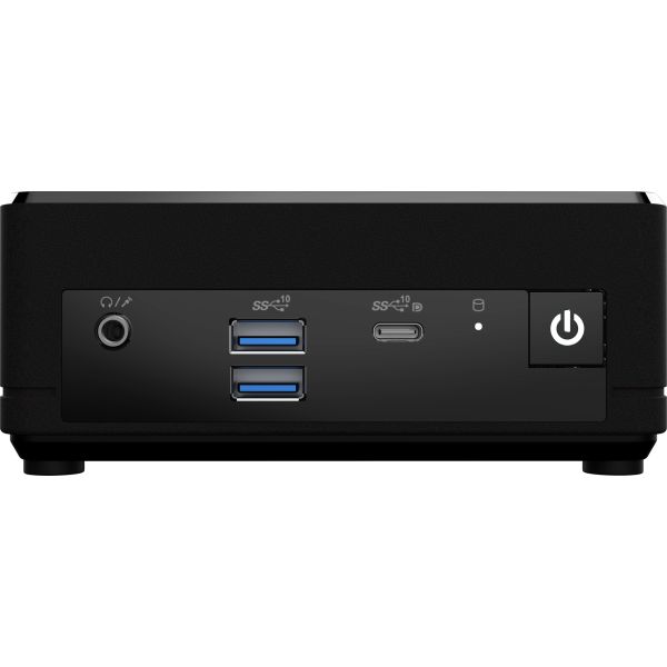 MSI CUBI N ADL S-225BEU PC/workstation barebone 0,69L maat pc Zwart N100 (CUBI N ADL S-225BEU)