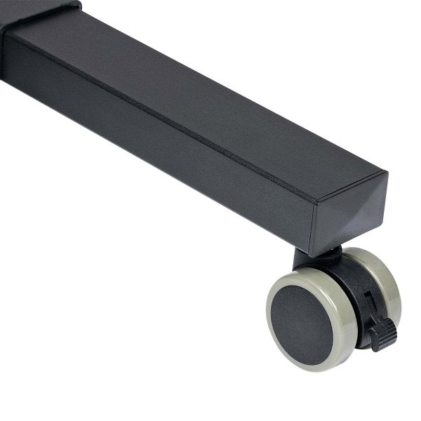StarTech.com Beamertafel - Stevige Verrijdbare Laptop en Projectietafel (2x 10kg/schap) - Presentatiewagen/Computer Trolley/AV Projector Stand - In Hoogte Verstelbaar / Zwenkwielen met Rem (ADJPROJCART)