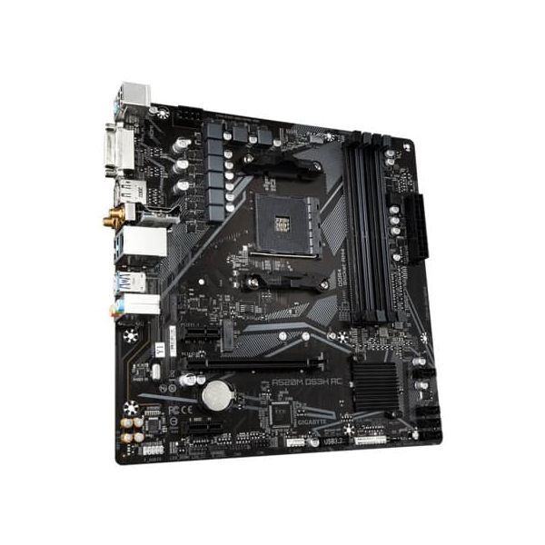 GIGABYTE A520M DS3H AC moederbord AMD A520 Socket AM4 micro ATX (A520M DS3H AC)