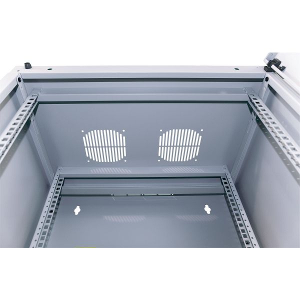 Intellinet 19" Double Section Wallmount Cabinet 6U Wandrek Grijs (713832)