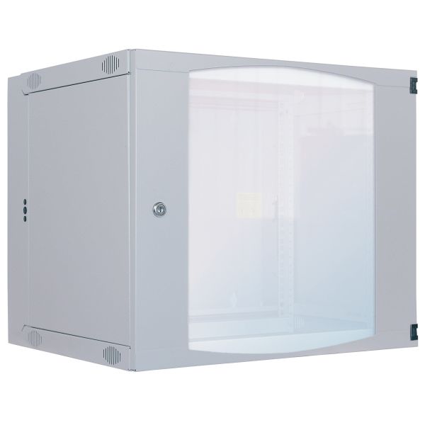 Intellinet 19" Double Section Wallmount Cabinet 6U Wandrek Grijs (713832)
