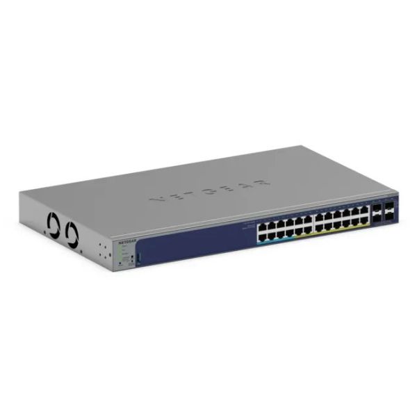 NETGEAR GS728TXUP Managed Gigabit Ethernet (10/100/1000) Power over Ethernet (PoE) 1U Grijs (GS728TXUP-300EUS)