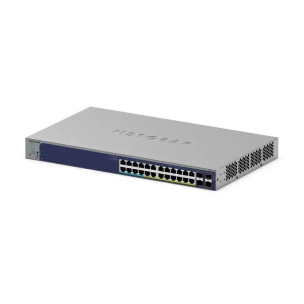 NETGEAR GS728TXUP Managed Gigabit Ethernet (10/100/1000) Power over Ethernet (PoE) 1U Grijs (GS728TXUP-300EUS)