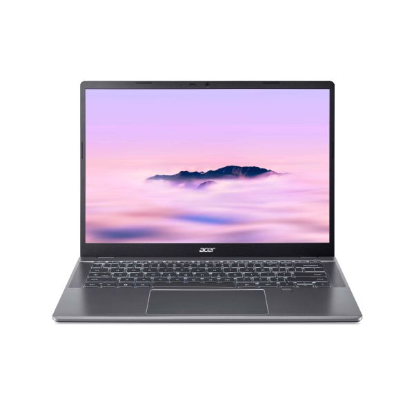 Acer Chromebook Plus 514 CBE594-2LT-TCO-351J Intel Core 3 100U 35,6 cm (14") Touchscreen WUXGA 8 GB LPDDR5-SDRAM 256 GB SSD Wi-Fi 7 (802.11be) ChromeOS US International Grijs (NX.J66EH.001)