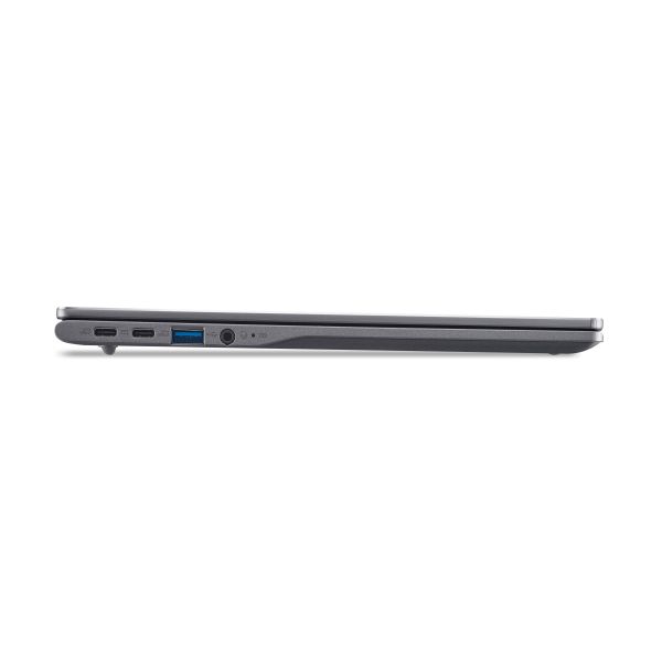 Acer Chromebook Plus 514 CBE594-2LT-TCO-351J Intel Core 3 100U 35,6 cm (14") Touchscreen WUXGA 8 GB LPDDR5-SDRAM 256 GB SSD Wi-Fi 7 (802.11be) ChromeOS US International Grijs (NX.J66EH.001)