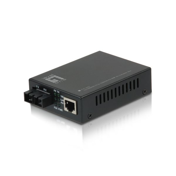 LevelOne FVT-2001 netwerk media converter 100 Mbit/s 1310 nm Multimode Zwart (FVT-2001NEUEVERSION) LevelOne FVT-2001 netwerk media converter 100 Mbit/s 1310 nm Multimode Zwart (FVT-2001NEUEVERSION)