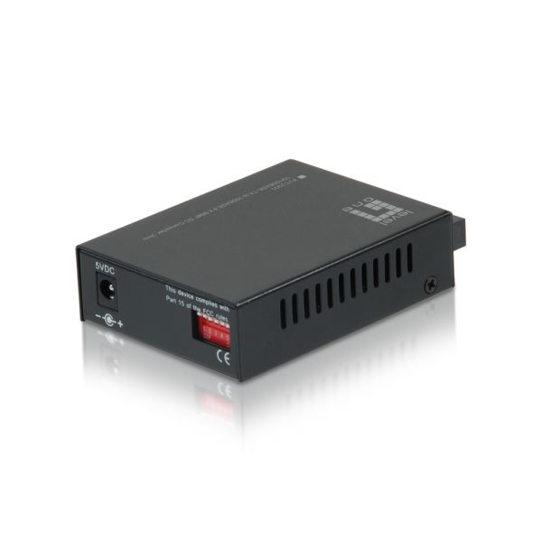 LevelOne FVT-2001 netwerk media converter 100 Mbit/s 1310 nm Multimode Zwart (FVT-2001NEUEVERSION)