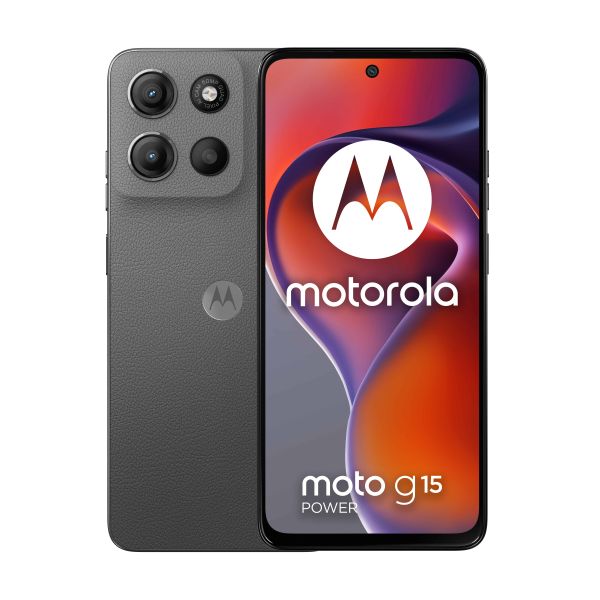 Motorola moto g15 power 17,1 cm (6.72") Dual SIM Android 15 4G USB Type-C 8 GB 256 GB 6000 mAh Grijs (PB6G0005SE)