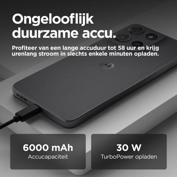 Motorola moto g15 power 17,1 cm (6.72") Dual SIM Android 15 4G USB Type-C 8 GB 256 GB 6000 mAh Grijs (PB6G0005SE)