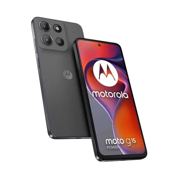 Motorola moto g15 power 17,1 cm (6.72") Dual SIM Android 15 4G USB Type-C 8 GB 256 GB 6000 mAh Grijs (PB6G0005SE)