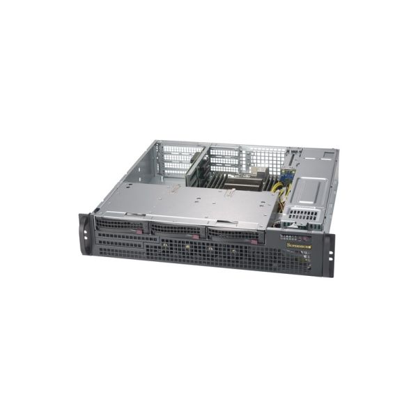 Super Micro 2HE Supermicro Gehäuse SuperChassis U2 CSE-825MBTQC-R802WB (CSE-825MBTQC-R802WB)