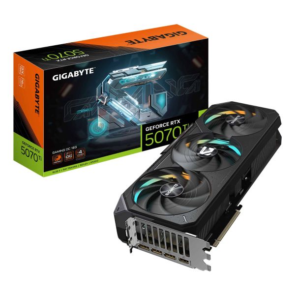 GIGABYTE GeForce RTX 5070 Ti GAMING OC 16G NVIDIA 16 GB GDDR7 (GV-N507TGAMING OC-16GD)