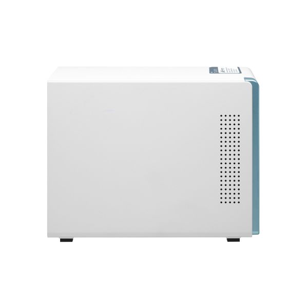 QNAP TS-431P3 NAS Tower Annapurna Labs Alpine AL-314 2 GB DDR3 0 TB QNAP Turbo System Turkoois, Wit (TS-431P3-2G)