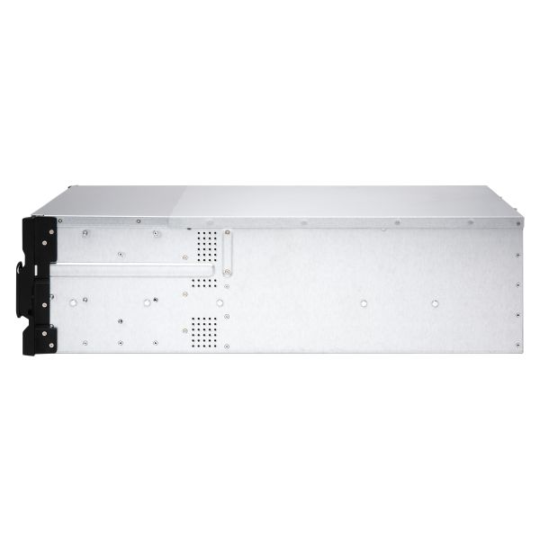 QNAP TS-h2483XU-RP NAS Rack (4U) Intel Xeon E E-2236 128 GB DDR4 0 TB QuTS hero Zwart (TSH2483XURPE2236128G)