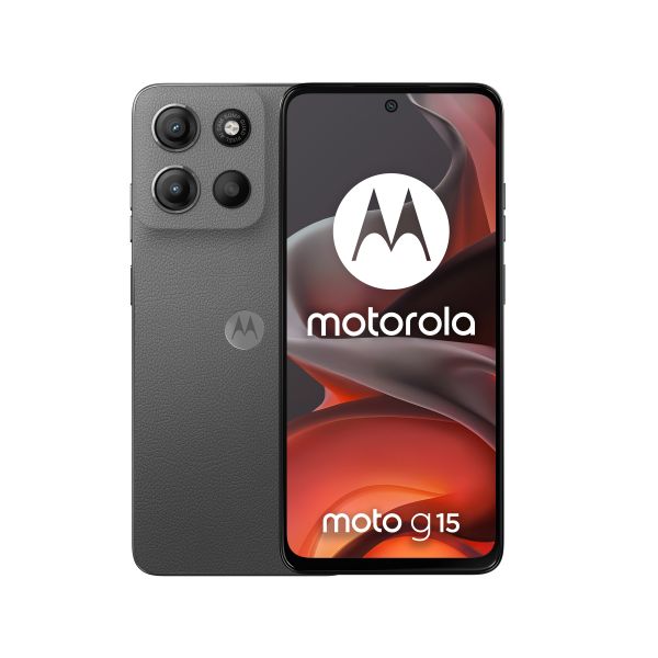 Motorola moto g15 17,1 cm (6.72") Dual SIM Android 15 4G USB Type-C 4 GB 128 GB 5200 mAh Grijs (PB6E0003SE)