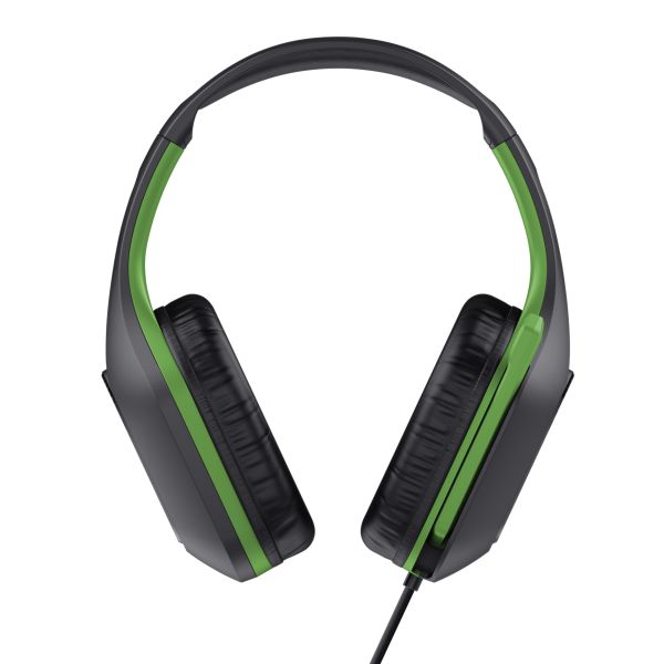 Trust GXT 415X ZIROX Headset Bedraad Hoofdband Gamen Zwart, Groen (24994)