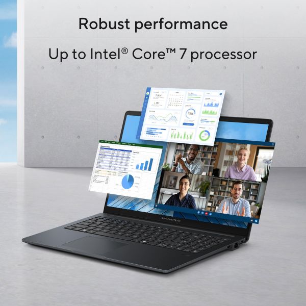 ASUS ExpertBook B1 B1503CVA-S72181X Intel® Core™ i5 i5-13420H Laptop 39,6 cm (15.6") Full HD 32 GB DDR5-SDRAM 512 GB SSD Wi-Fi 6E (802.11ax) Windows 11 Pro US International Zwart, Grijs (90NX0801-M02C40)