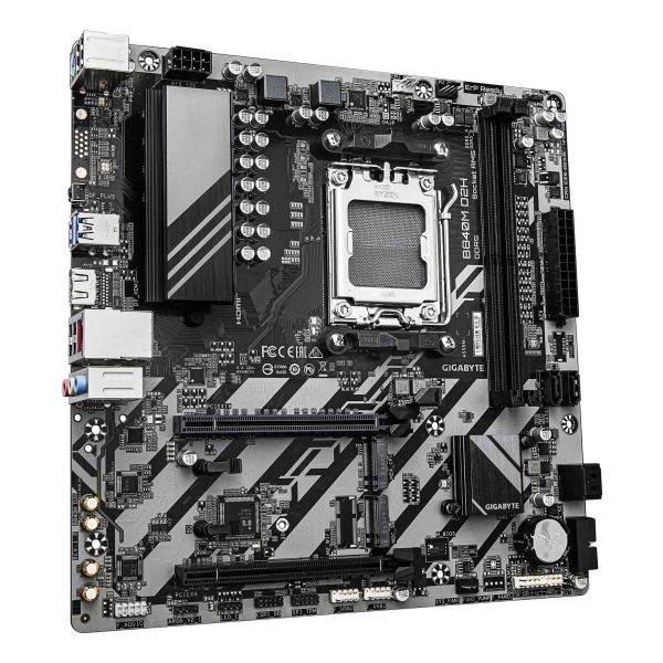 GIGABYTE B840M D2H moederbord AMD B840 Socket AM5 micro ATX (B840M D2H)