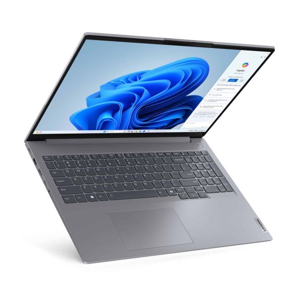 Lenovo ThinkBook 16 G7 ARP AMD Ryzen™ 5 7535HS Laptop 40,6 cm (16") WUXGA 16 GB DDR5-SDRAM 512 GB SSD Wi-Fi 6E (802.11ax) Windows 11 Pro Grijs (21MW001QMH)