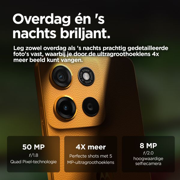 Motorola moto g15 17,1 cm (6.72") Dual SIM Android 15 4G USB Type-C 4 GB 128 GB 5200 mAh Oranje (PB6E0000SE)