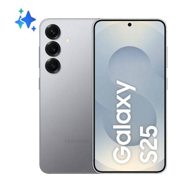 Samsung Galaxy S25 15,8 cm (6.2") Dual SIM Android 15 5G USB Type-C 12 GB 128 GB 4000 mAh Zilver (SM-S931BZSDEUE) Samsung Galaxy S25 15,8 cm (6.2") Dual SIM Android 15 5G USB Type-C 12 GB 128 GB 4000 mAh Zilver (SM-S931BZSDEUE)