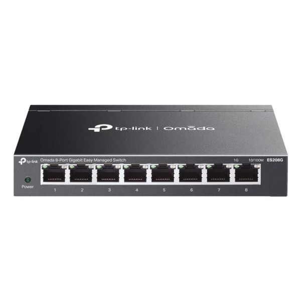 TP-Link Omada ES208G netwerk-switch Managed L2 Gigabit Ethernet (10/100/1000) Zwart (ES208G)