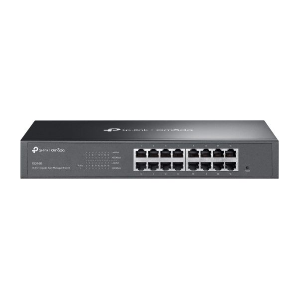 TP-Link ES216G netwerk-switch Managed Gigabit Ethernet (10/100/1000) Zwart (ES216G) TP-Link ES216G netwerk-switch Managed Gigabit Ethernet (10/100/1000) Zwart (ES216G)