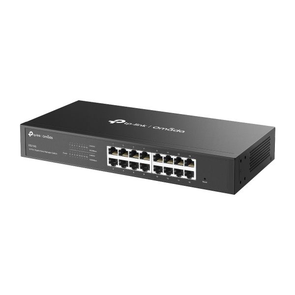 TP-Link ES216G netwerk-switch Managed Gigabit Ethernet (10/100/1000) Zwart (ES216G)