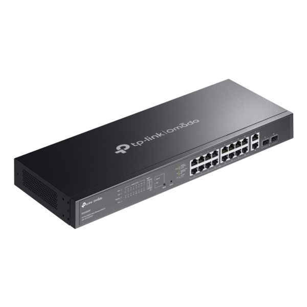 TP-Link Omada ES220GMP netwerk-switch Managed L2 Gigabit Ethernet (10/100/1000) Power over Ethernet (PoE) Zwart (ES220GMP)