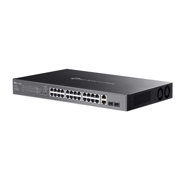TP-Link Omada ES228GMP netwerk-switch Managed Gigabit Ethernet (10/100/1000) Power over Ethernet (PoE) Zwart (ES228GMP)