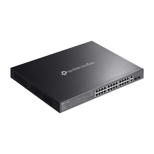 TP-Link Omada ES228GMP netwerk-switch Managed Gigabit Ethernet (10/100/1000) Power over Ethernet (PoE) Zwart (ES228GMP)