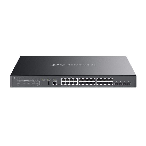 TP-Link SG5428XMPP netwerk-switch Managed L3 Gigabit Ethernet (10/100/1000) Power over Ethernet (PoE) Zwart (SG5428XMPP)