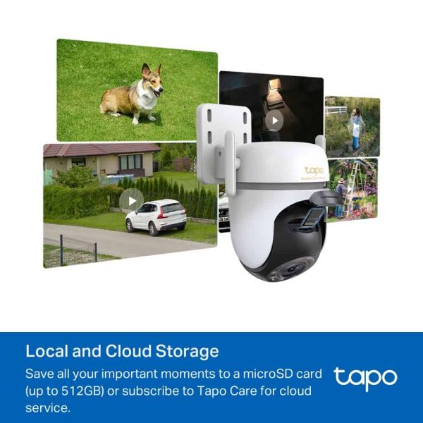 TP-Link Tapo TC43(EU) V2 Bolvormig IP-beveiligingscamera Binnen & buiten 2880 x 1620 Pixels Plafond/muur/paal (TC43)