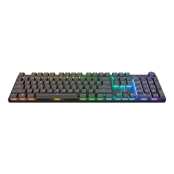 Trust GXT 868 Torix Gaming Toetsenbord - Mechanisch toetsenbord – Draadloos en Bluetooth – QWERTY US-indeling – Zwart (25368)