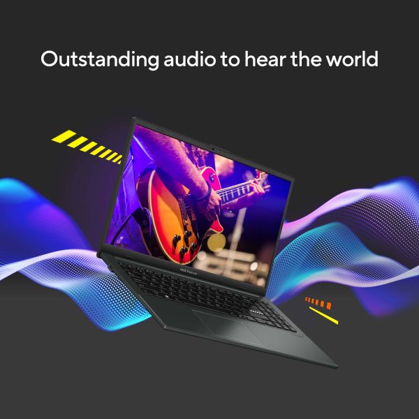 ASUS Vivobook Go 15 E1504FA-NJ1254W AMD Ryzen™ 5 7520U Laptop 39,6 cm (15.6") Full HD 16 GB LPDDR5-SDRAM 512 GB SSD Wi-Fi 6E (802.11ax) Windows 11 Home Zwart (E1504FA-NJ1254W)