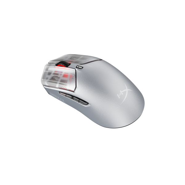HyperX Pulsefire Haste 2 S Silver draadloze gamingmuis (9B002AA) HyperX Pulsefire Haste 2 S Silver draadloze gamingmuis
