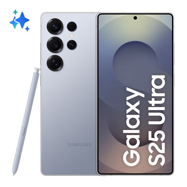 Samsung Galaxy S25 Ultra 17,5 cm (6.9") Dual SIM Android 15 5G USB Type-C 12 GB 256 GB 5000 mAh Blauw, Zilver (SM-S938BZBDEUE)