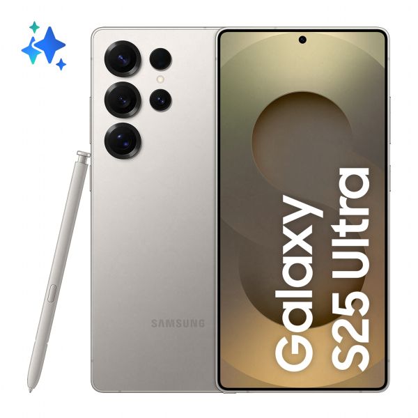 Samsung Galaxy S25 Ultra 17,5 cm (6.9") Dual SIM Android 15 5G USB Type-C 12 GB 256 GB 5000 mAh Grijs, Titanium (SM-S938BZTDEUE)