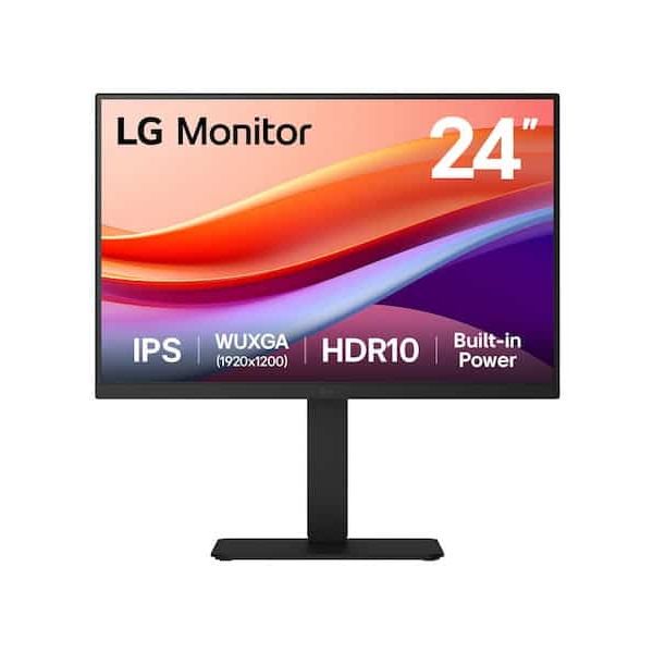 LG 24BA55W-B computer monitor 61 cm (24") 1920 x 1200 Pixels WUXGA Zwart (24BA55W-B)