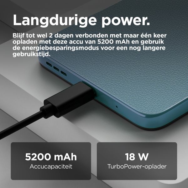 Motorola moto e15 16,9 cm (6.67") Dual SIM Android 14 Go edition 4G USB Type-C 2 GB 64 GB 5200 mAh Blauw (PB6S0005PL)