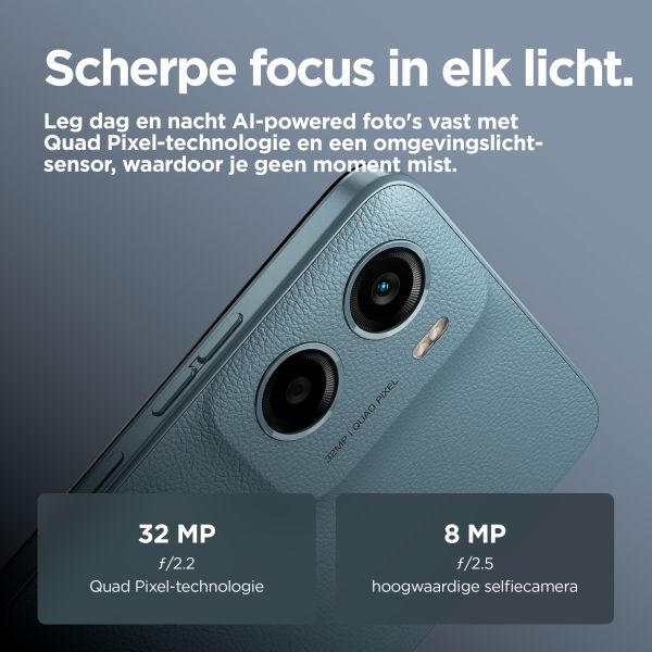 Motorola moto e15 16,9 cm (6.67") Dual SIM Android 14 Go edition 4G USB Type-C 2 GB 64 GB 5200 mAh Blauw (PB6S0005PL)