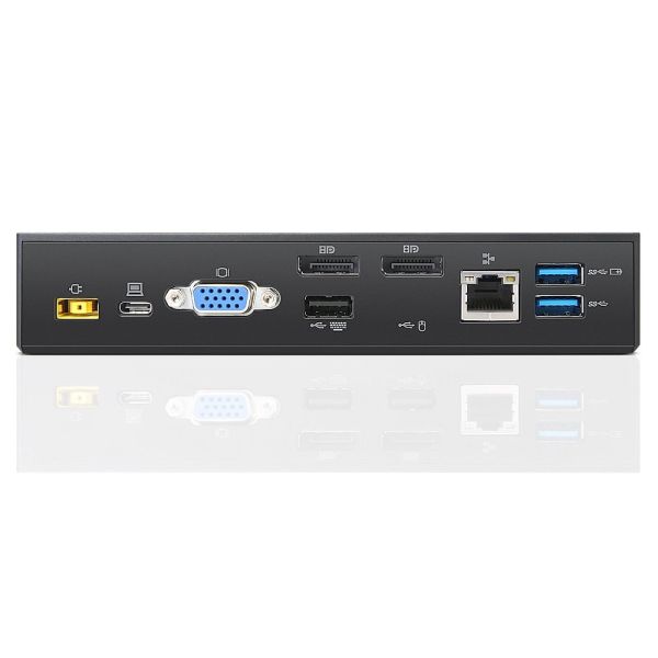 Lenovo 40A90090EU notebook dock & poortreplicator Bedraad USB 3.2 Gen 1 (3.1 Gen 1) Type-C Zwart (40A90090EU)