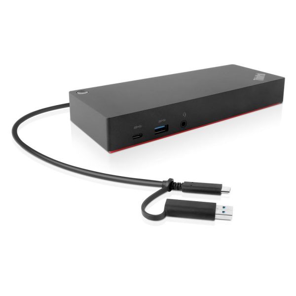 Lenovo ThinkPad Hybrid USB-C with USB-A Dock Bedraad USB 3.2 Gen 2 (3.1 Gen 2) Type-C Zwart (40AF0135DK)