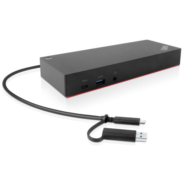 Lenovo 40AF0135EU laptop dock & poortreplicator Bedraad Zwart (40AF0135EU)