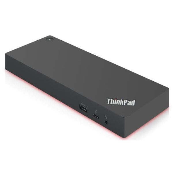 Lenovo 40AN0135EU laptop dock & poortreplicator Bedraad Thunderbolt 3 Zwart, Rood (40AN0135EU)